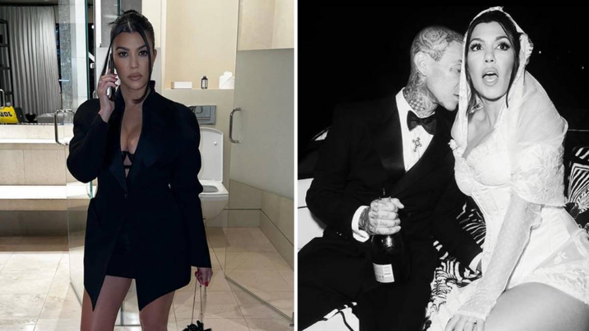 Kourtney Kardashian Reveals Risqué Inspiration for Her Wedding Dress