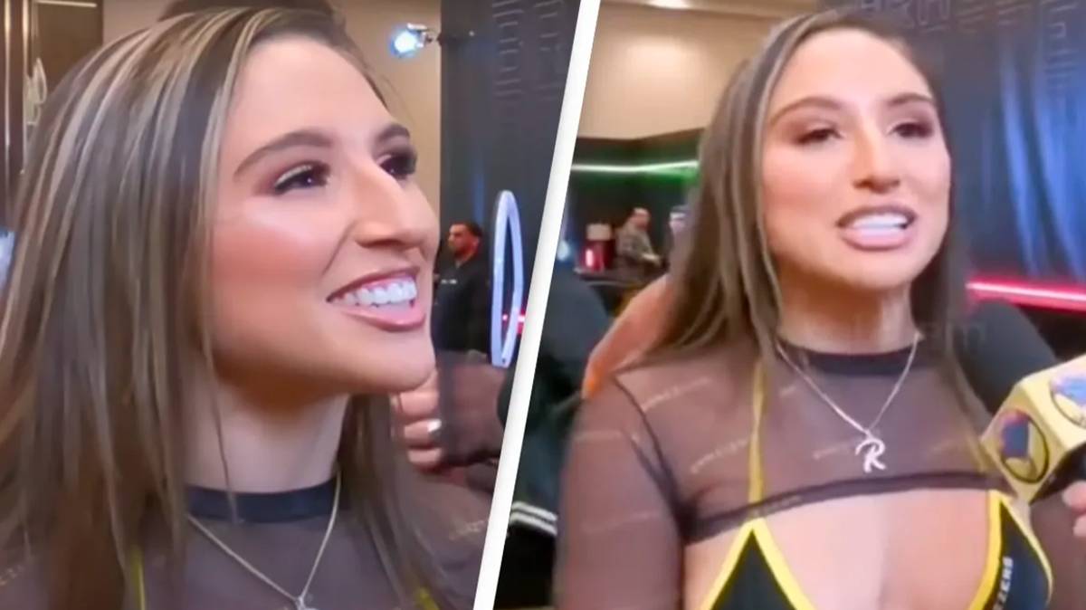 Wwe Xxx Danger Videos - Abella Danger loses it with interviewer who asks her most 'basic' questions