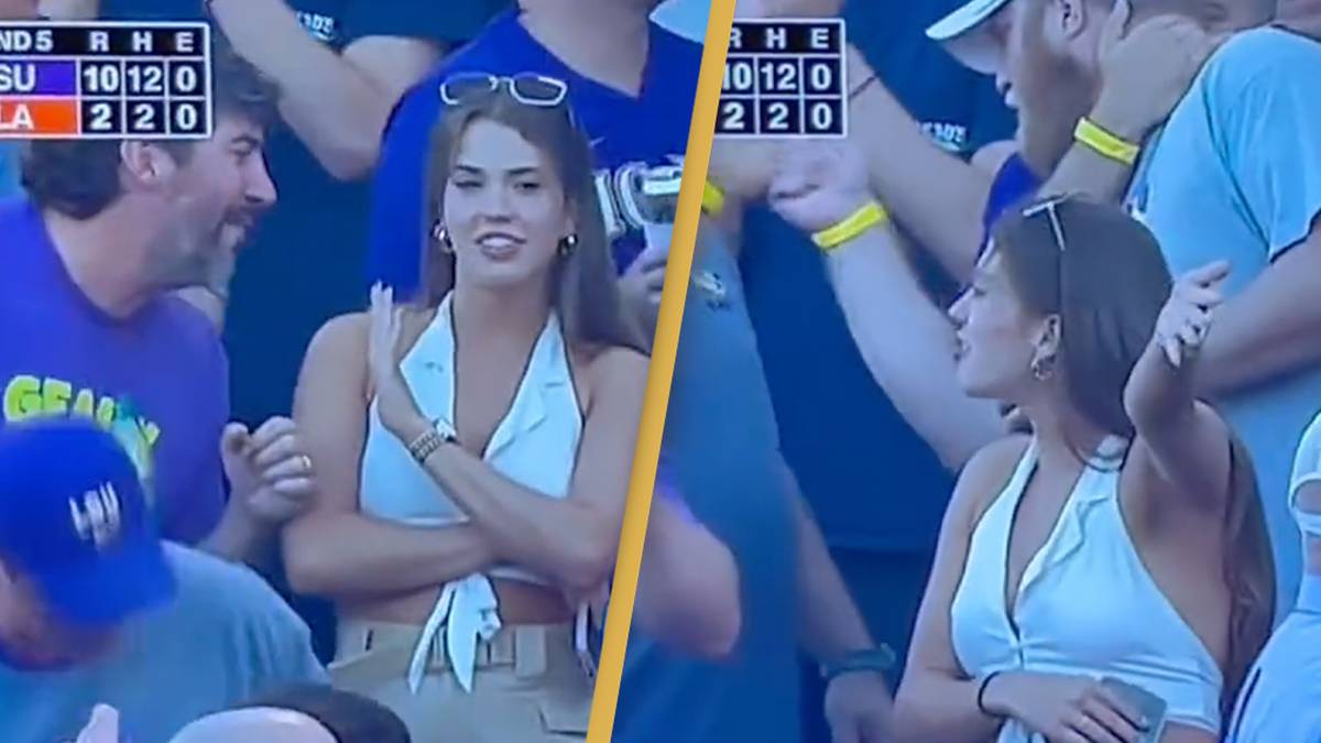 LSU Tigers Fan Gets Savagely Turned Down On Live Tv