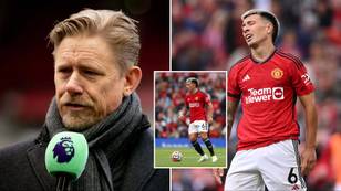 Man Utd legend Peter Schmeichel blasts Lisandro Martinez for 'trying to be a hero' after 3-1 defeat by Brighton