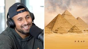 Nick Kyrgios tells Logan Paul that he doesn't believe the pyramids were man-made