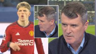 Roy Keane's brilliant reaction to Alejandro Garnacho's Manchester United stunner vs Everton
