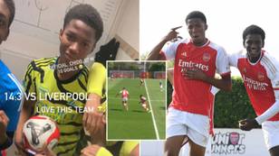 Compilation of 15-year-old Arsenal prodigy Chido Obi-Martin has resurfaced after he scored 10 goals vs Liverpool