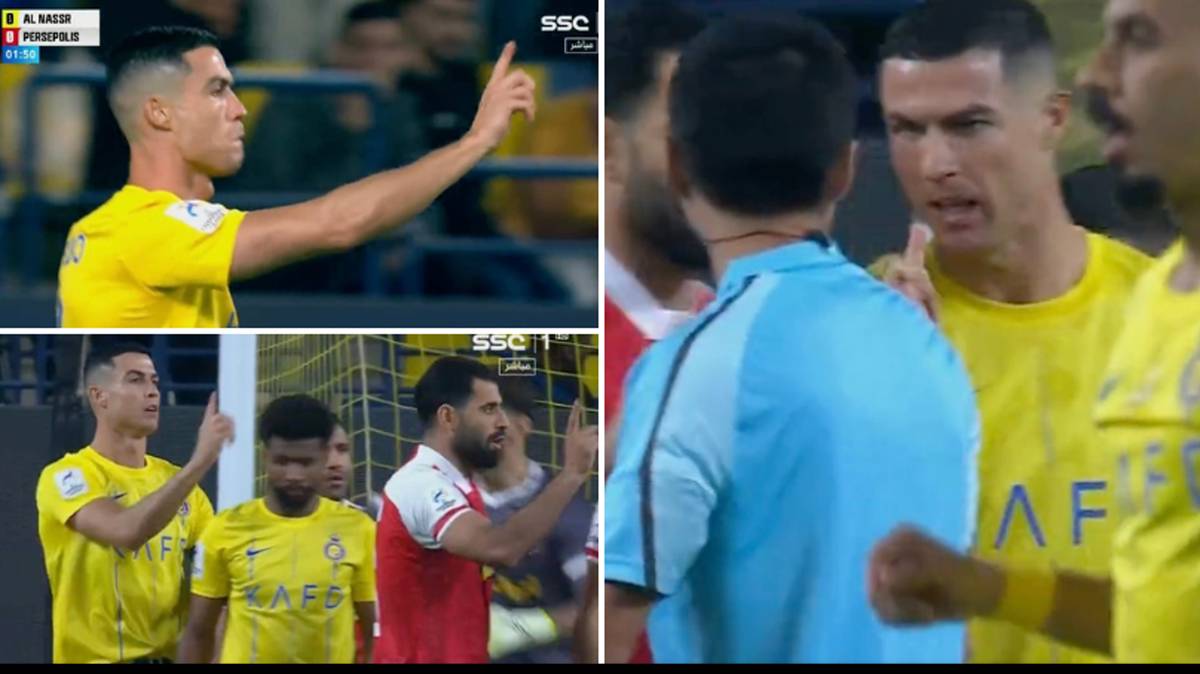 Cristiano Ronaldo asks referee to overturn penalty decision given to him  during Asian Champions League game