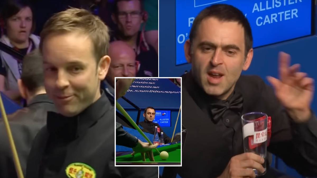 Footage Of Ugly Incident That Sparked Ronnie Osullivan And Ali Carter Feud Resurfaces Amid X 