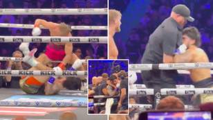 New angle shows exactly what caused chaos at the end of Logan Paul vs Dillon Danis