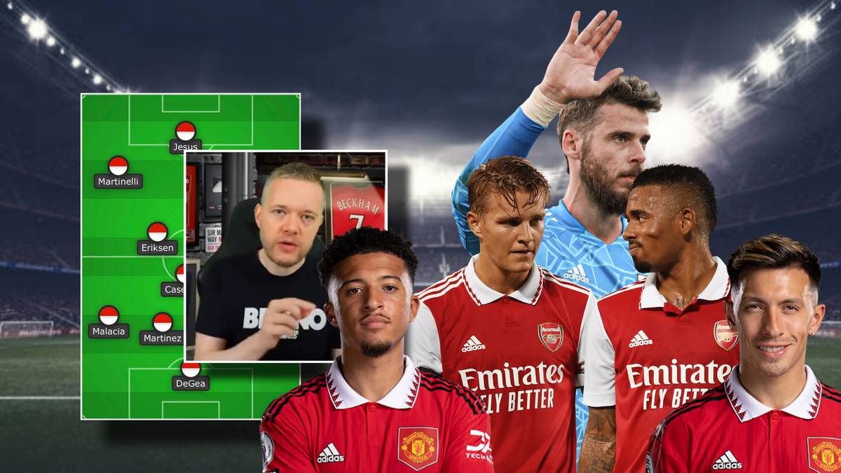 Man Utd and Arsenal combined XI after summer transfers as fallen giants  collide looking to get back to the top