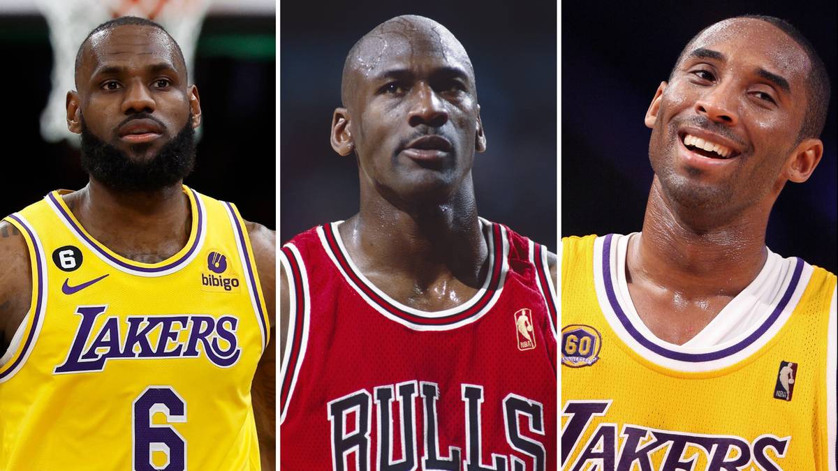 Goats Los Angeles Lakers Bryant and Chicago Bulls Jordan