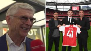 Arsene Wenger thinks Arsenal will win the Premier League next season after Declan Rice signing
