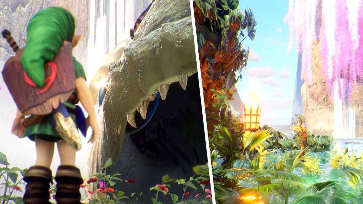 New Zelda Ocarina of Time Fan Remake in Unreal Engine 5 video shows off  Lumen improvements