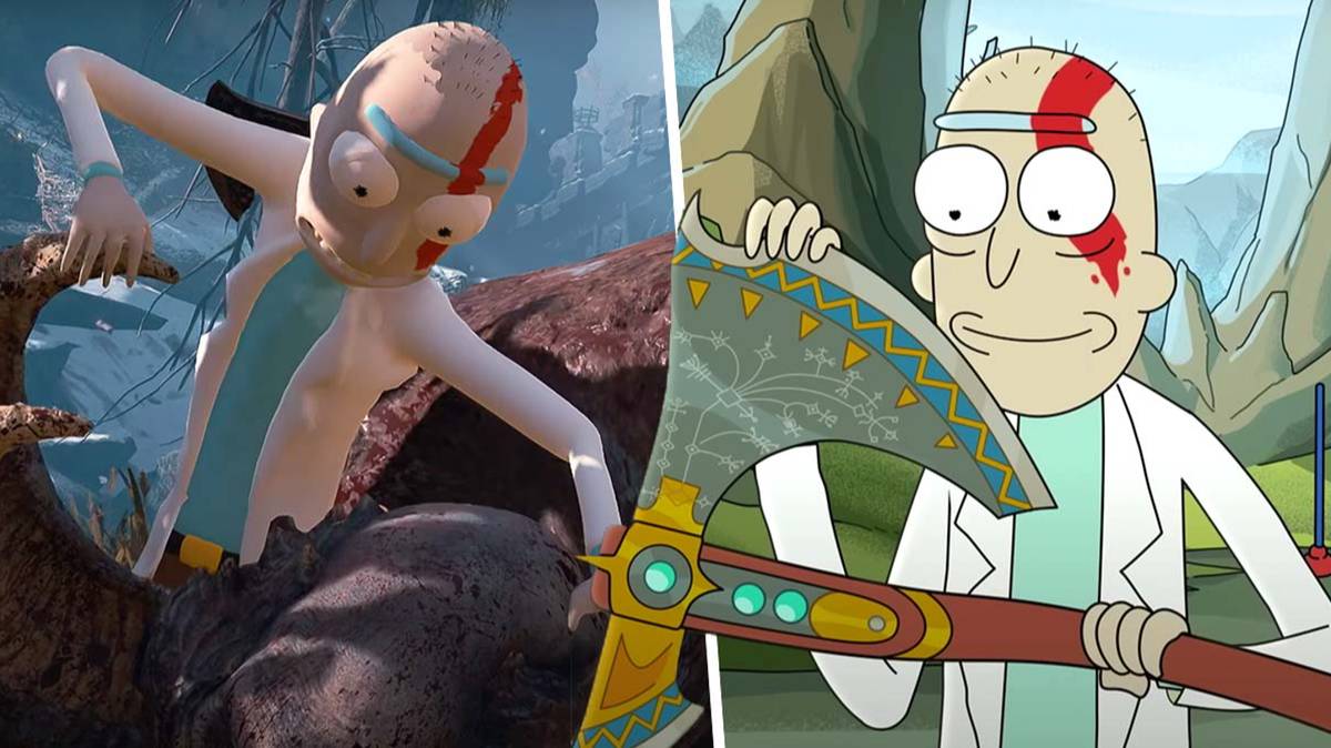 PlayStation faz parceria com Rick e Morty para promover God of War
