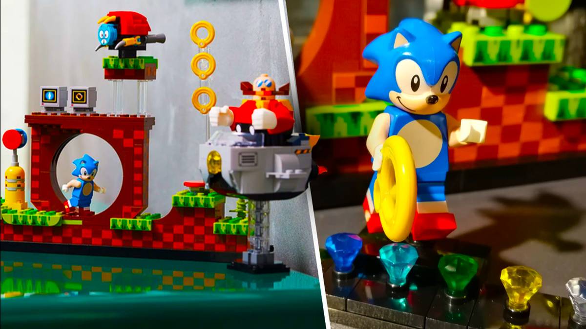 Figurine type lego Sonic - Sonic