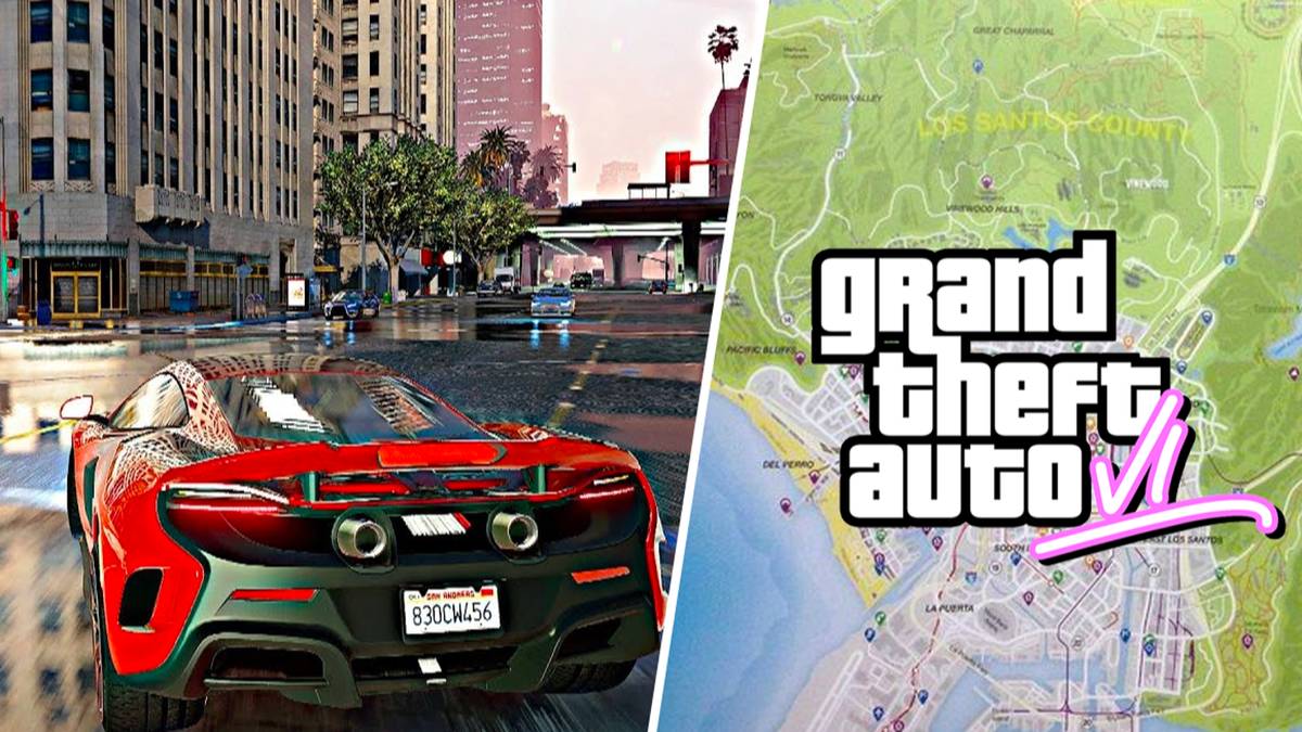GTA 6 map reportedly teased in the game's official wallpaper