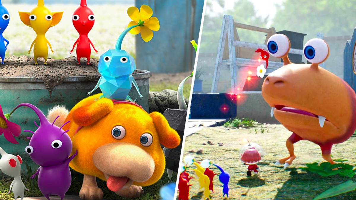 Pikmin 4 streamlines its strategy, and partners you with a scene