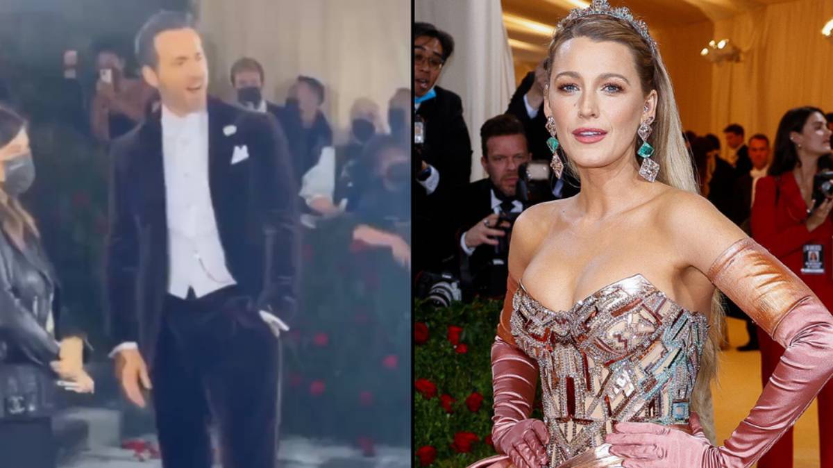 Ryan Reynolds has an adorable reaction to Blake Lively's 2022 Met Gala look