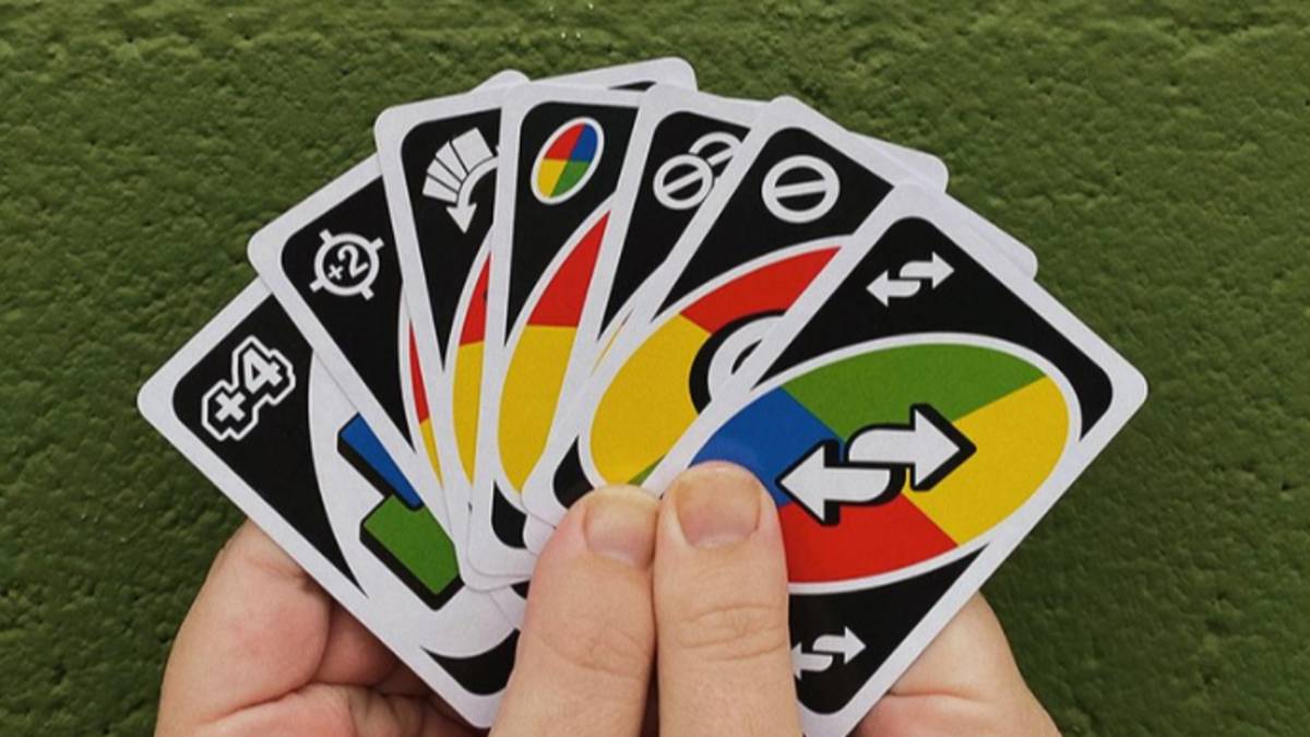 UNO All Wild Card Game for Family Night, No Matching Colors or Numbers  Because All Cards Are Wild