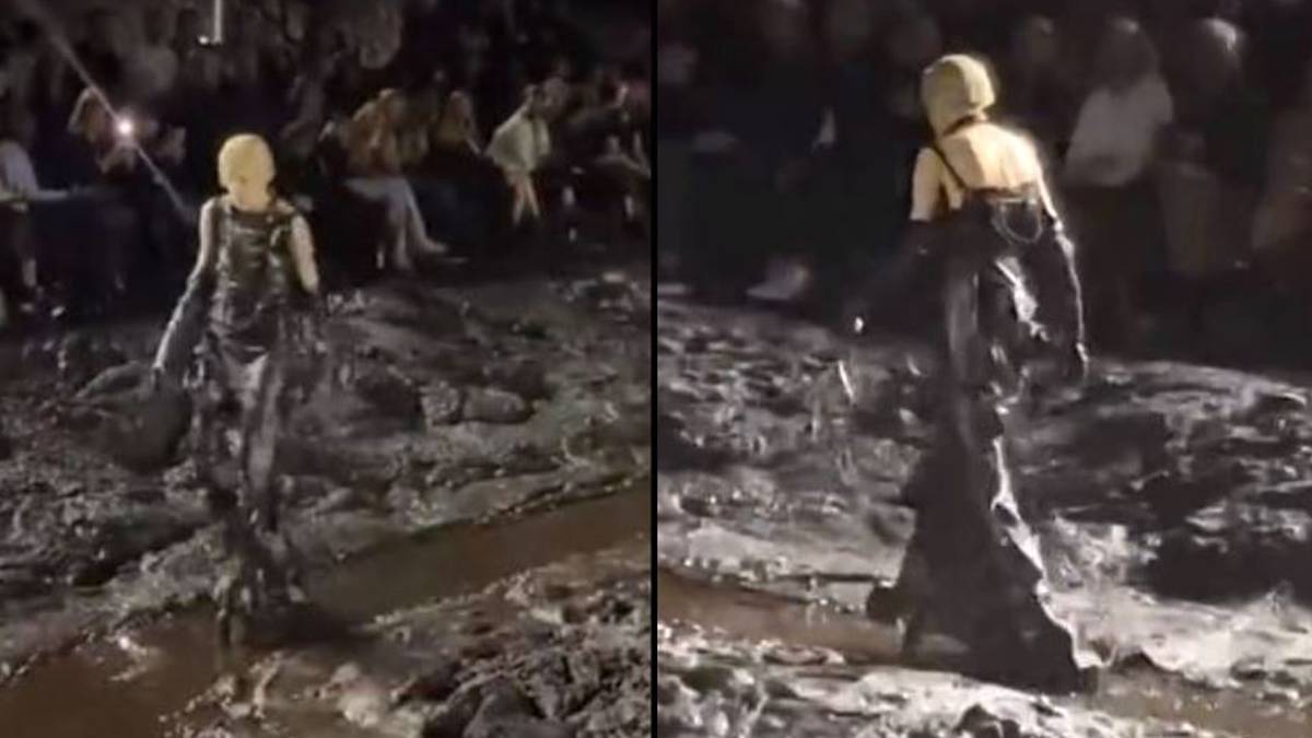 Balenciaga Gets Dirty At Paris Fashion Week