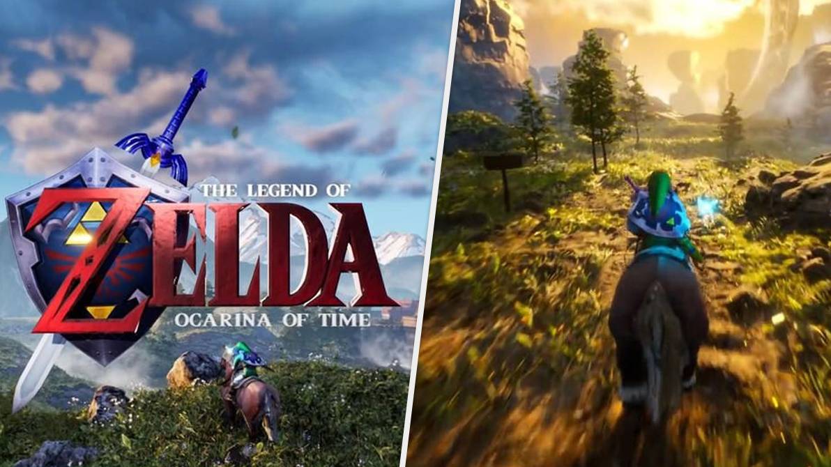 This Zelda Ocarina of Time remake is AMAZING! #zelda #zeldaocarinaofti, ocarina of time