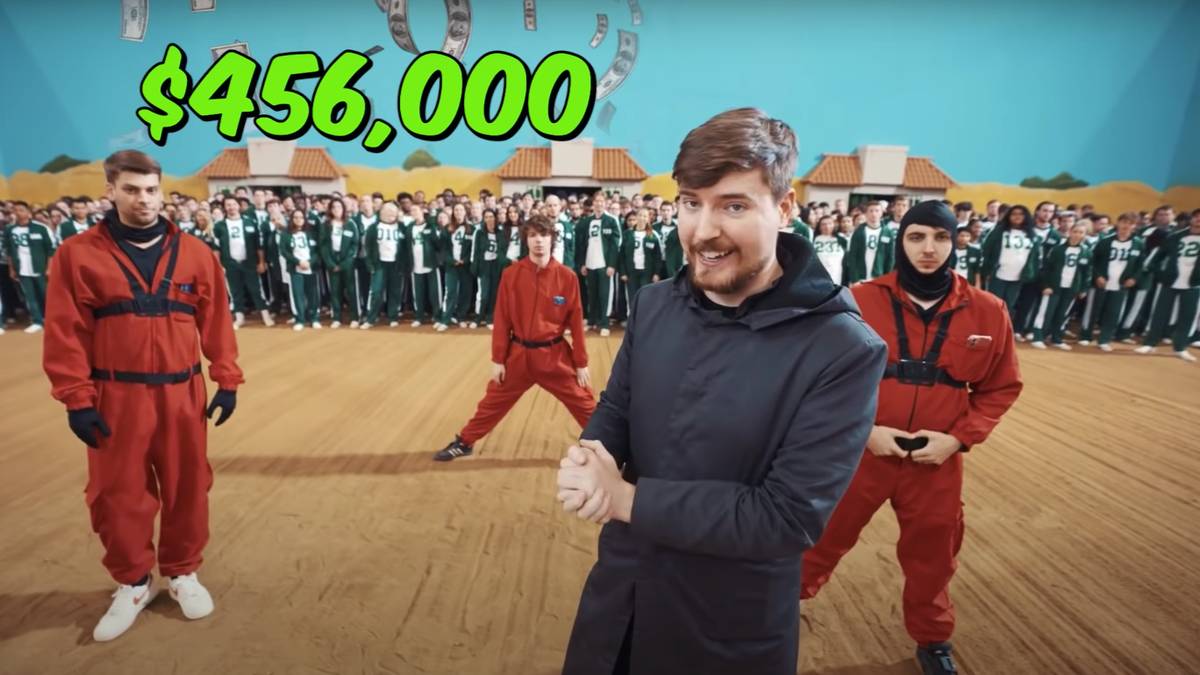 MrBeast 'Squid Game' Is r's 11th Most Popular Video of All Time