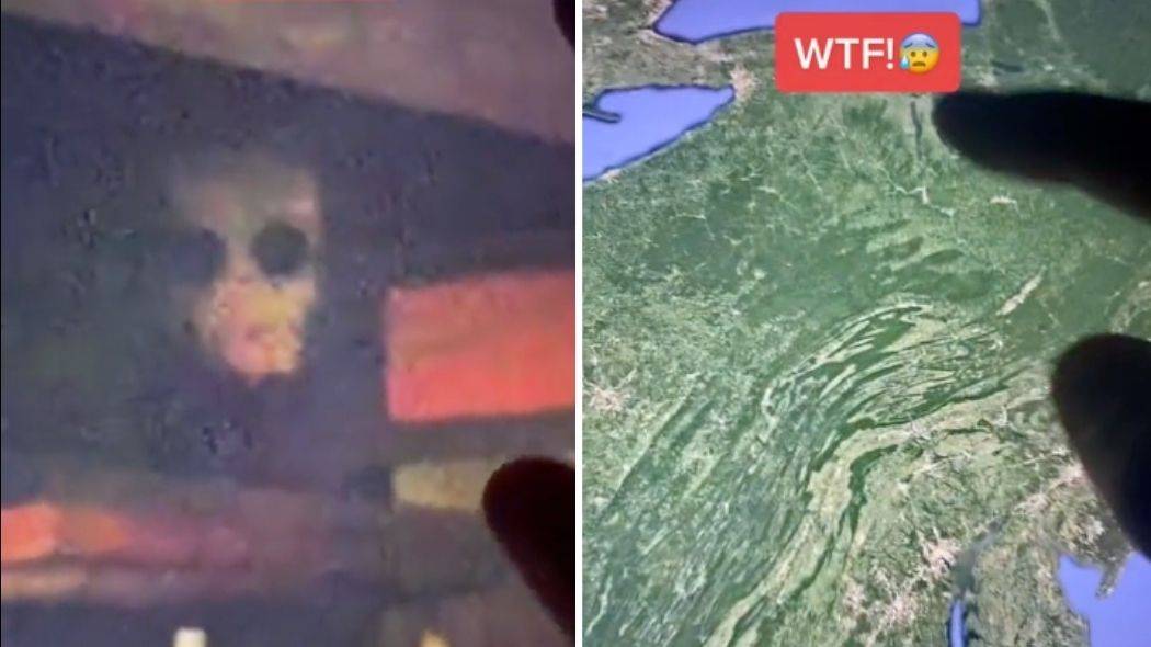 Minecraft is real?? 🤯😰 Scary things caught on Google Earth and Google Maps  Street View 