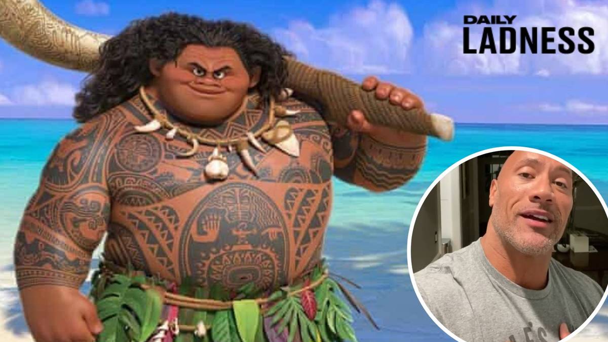 When Moana first meets Maui, he gives her the People's Eyebrow, Dwayne The  Rock Johnson's signature move. : r/MovieDetails
