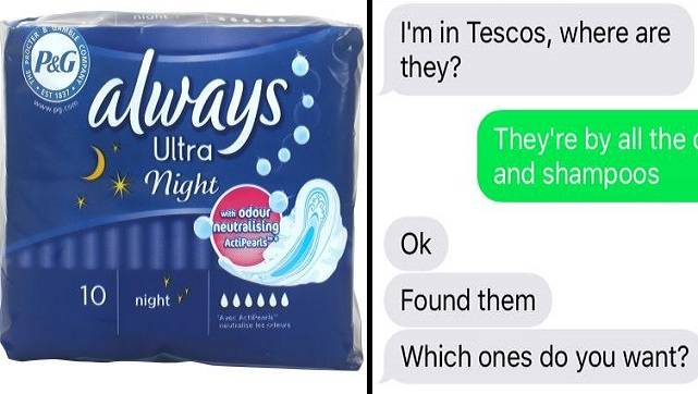 Dad Has No Idea What Daughter Is Talking About While Buying Her Sanitary Towels Ladbible