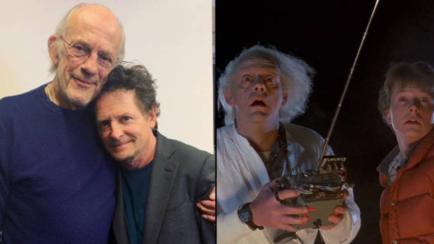 Michael J. Fox And Christopher Lloyd Reunite Nearly 35 Years After