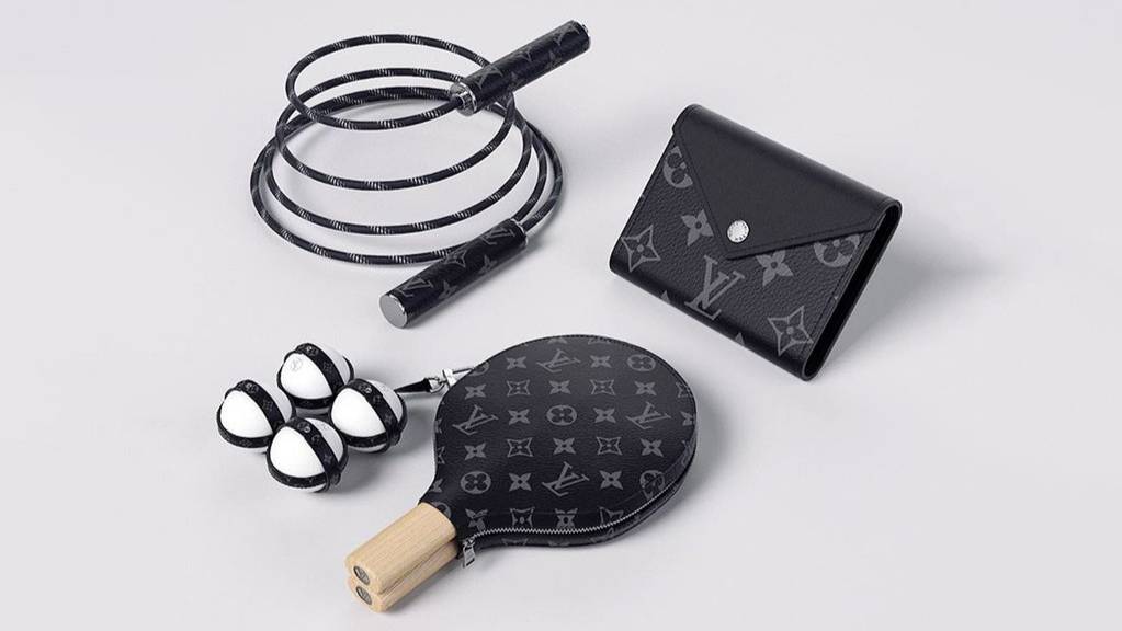 Work out in style with these Louis Vuitton dumbbells and gym gears