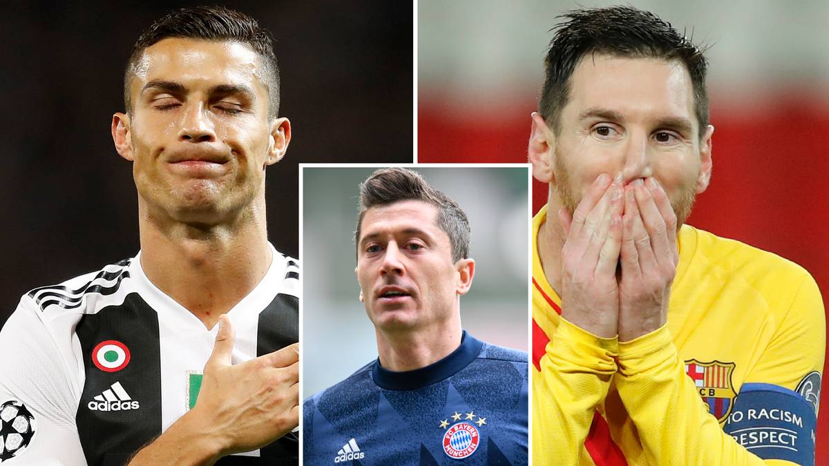 Robert Lewandowski outscoring Cristiano Ronaldo and Lionel Messi at Bayern  Munich