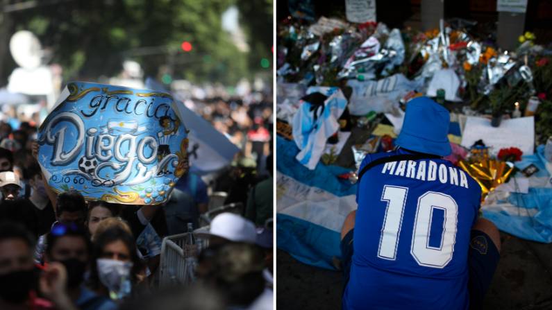 Viral Photo Shows Pele Grieving at Diego Maradona's Grave, Know