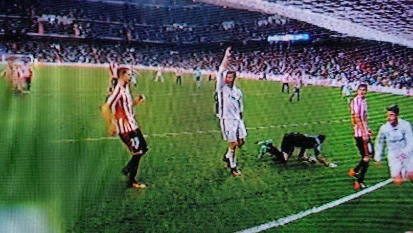 Cristiano Ronaldo Comically Signals For Offside After Morata Scores The  Winner vs Athletic! - video Dailymotion