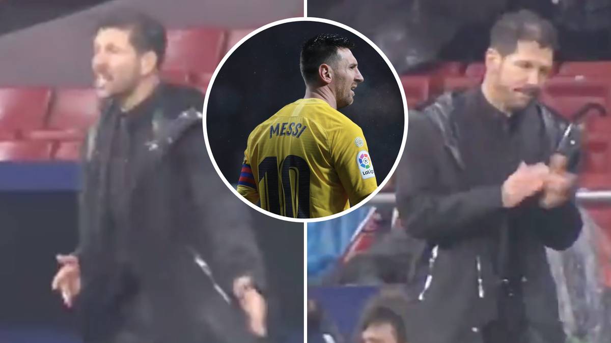 Diego Simeone’s Reaction To Lionel Messi’s Stunning Goal Is Genuinely ...