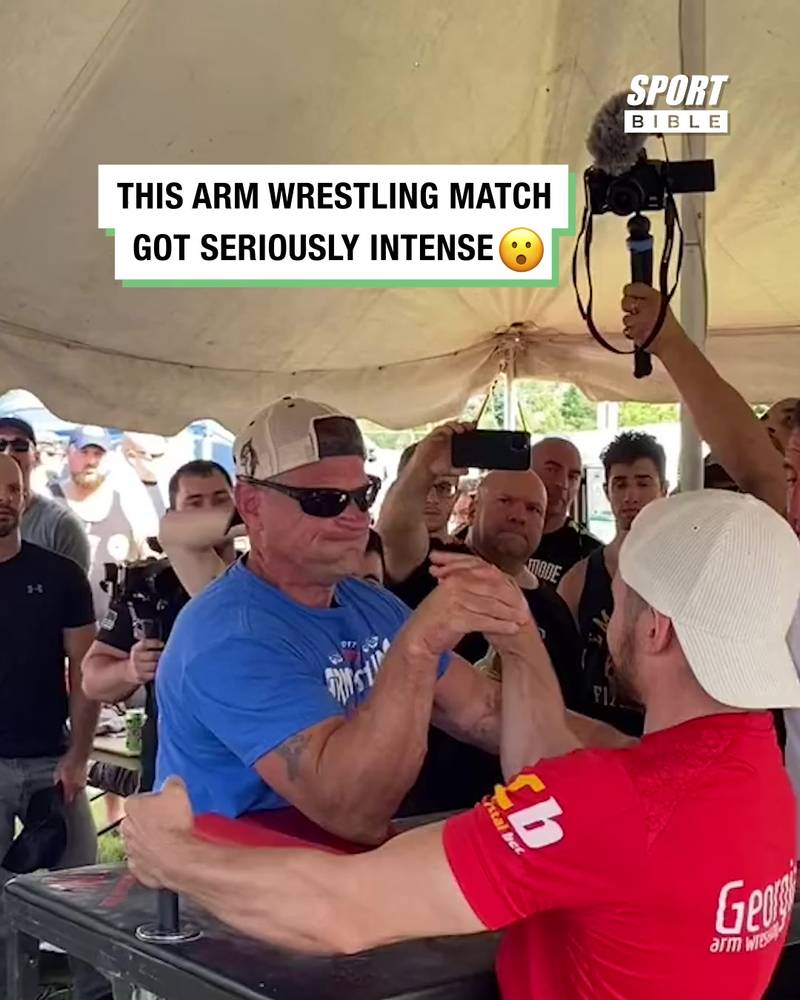 This Arm Wrestling Match Got Seriously Intense 😮