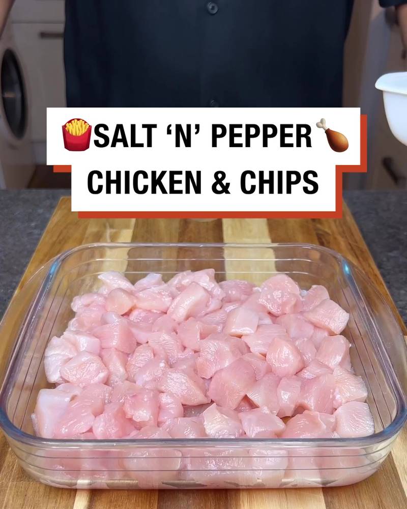 Salt 'N' Pepper Chicken & Chips 🍗🍟