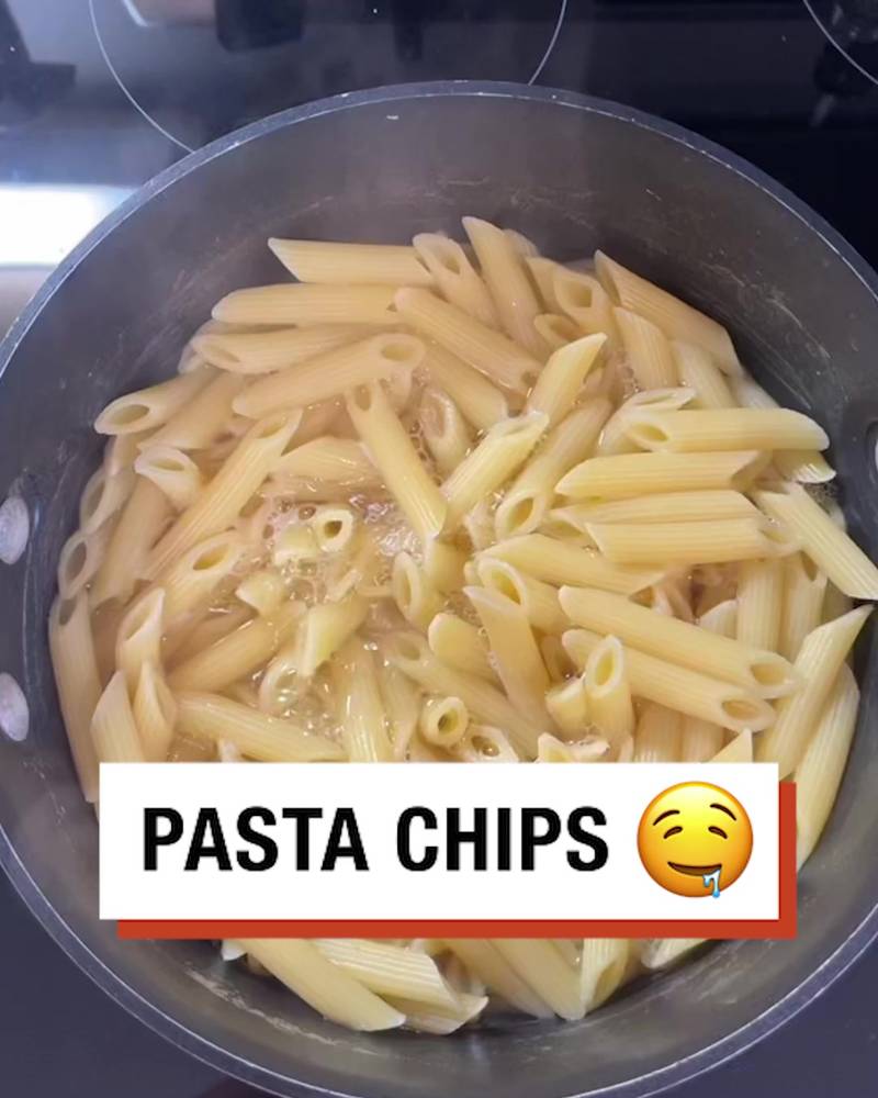 Pasta Chips 🍝🍟