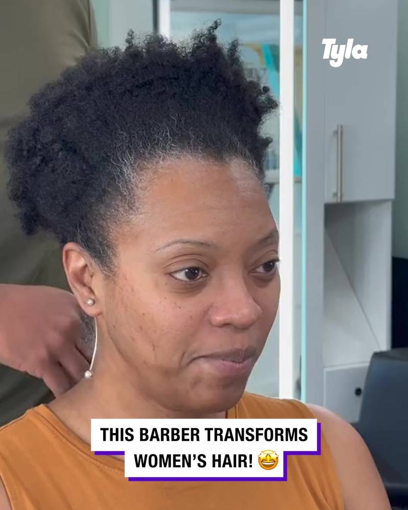 This barber transforms women's hair
