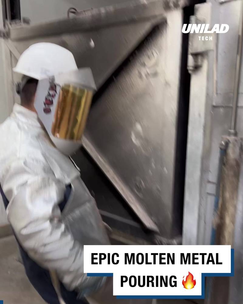 Pouring Molten Metal