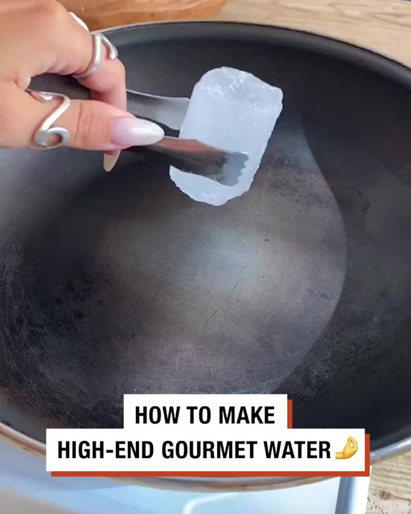 How to make gourmet water