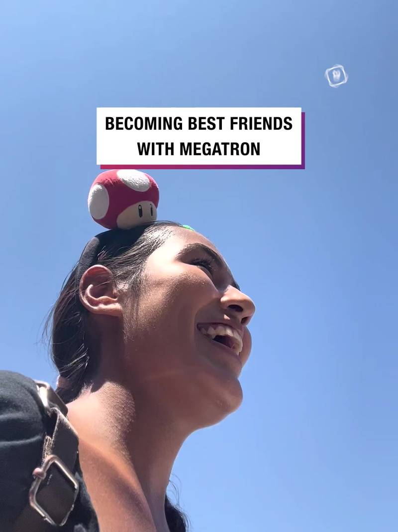 Girl Becomes Best Friend With Megatron