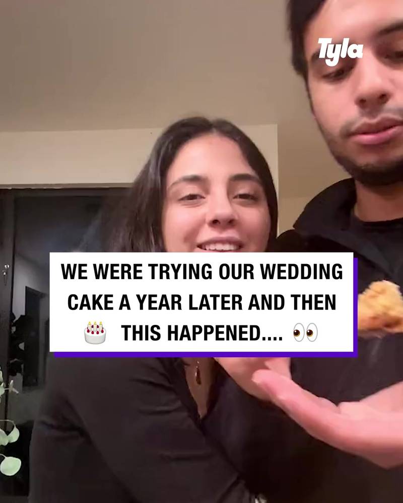 When you realise you have the wrong wedding cake