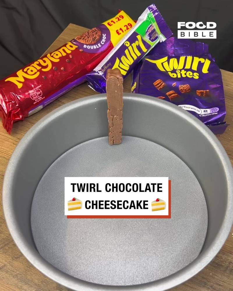 Twirl Chocolate Cheesecake 🍰🍫