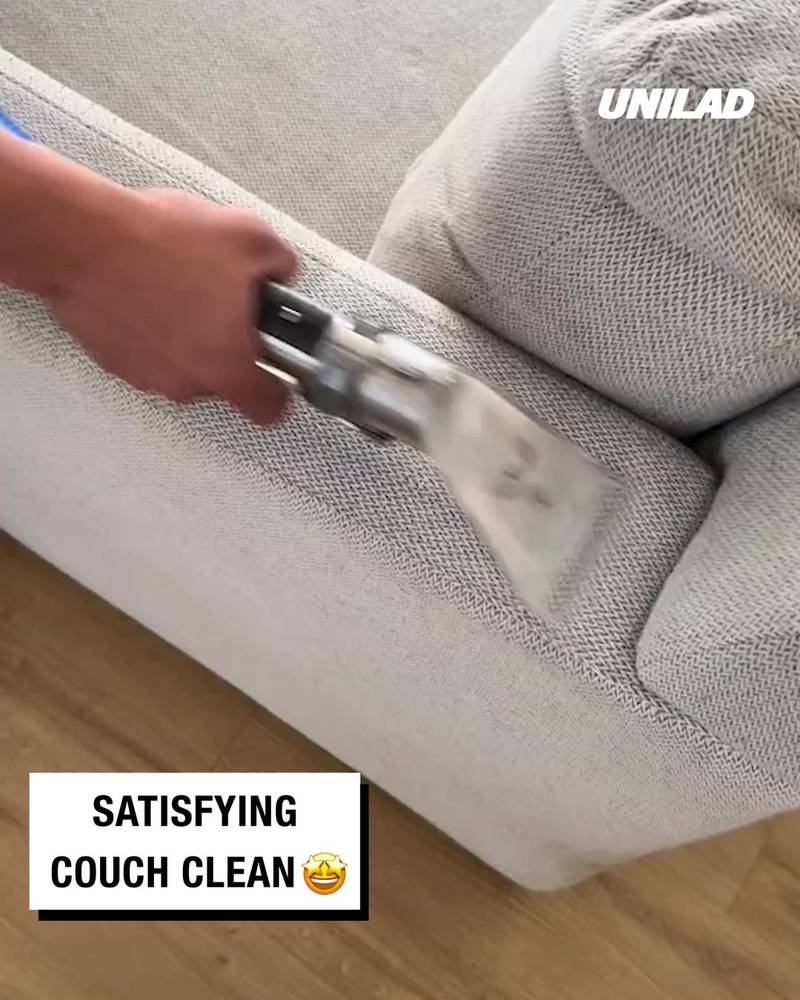 Satisfying couch clean