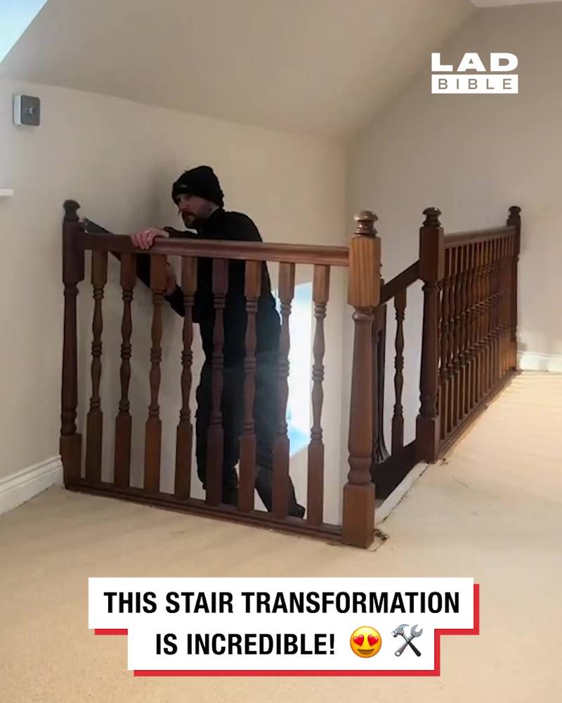 Transforming Old Stairs To Modern