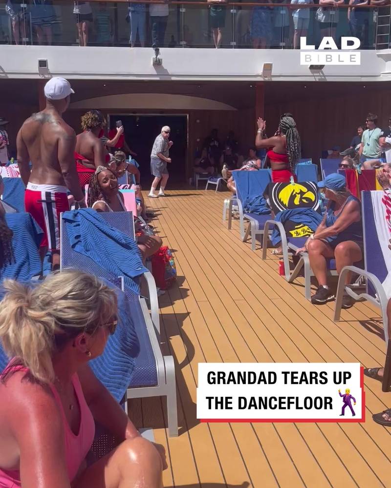 Grandad tears up cruise dancefloor