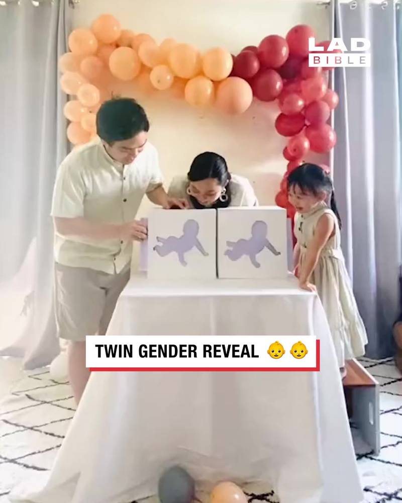 Twin gender reveal