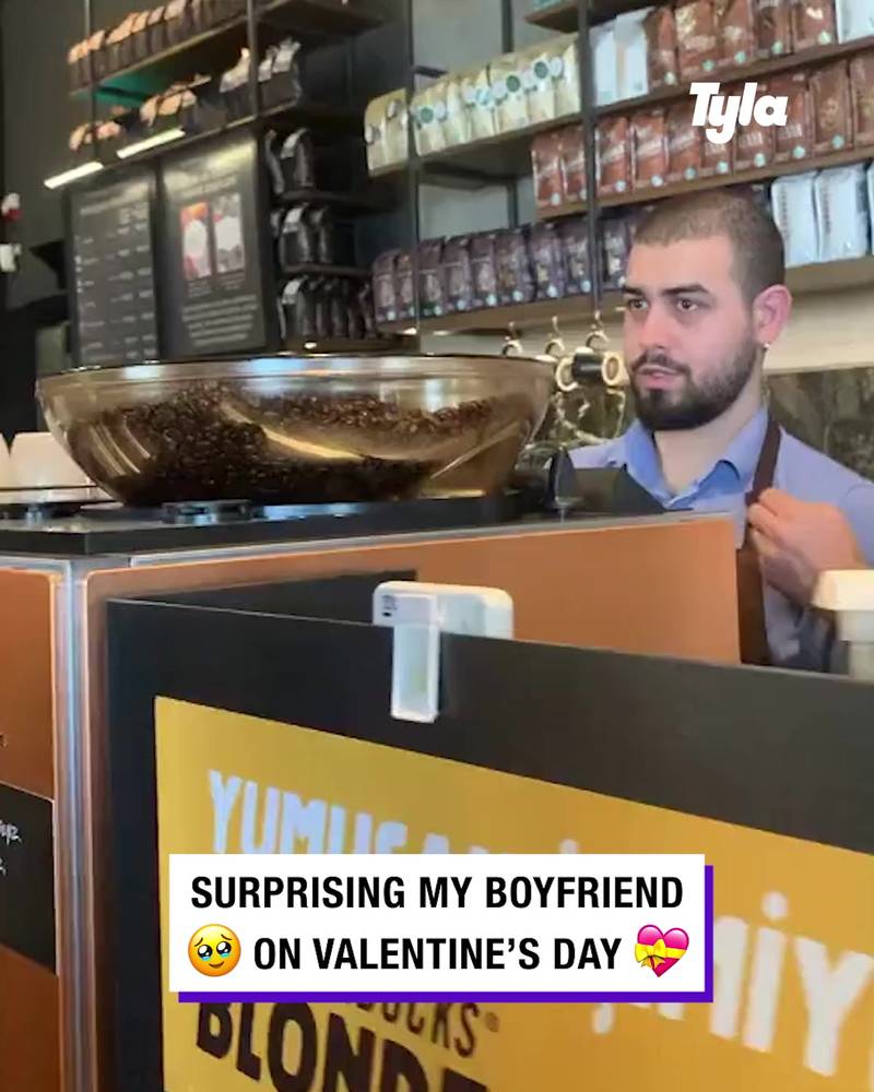 Surprising my boyfriend on valentines day