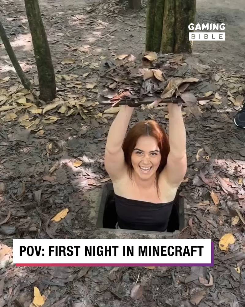 Every first night in Minecraft 💀
