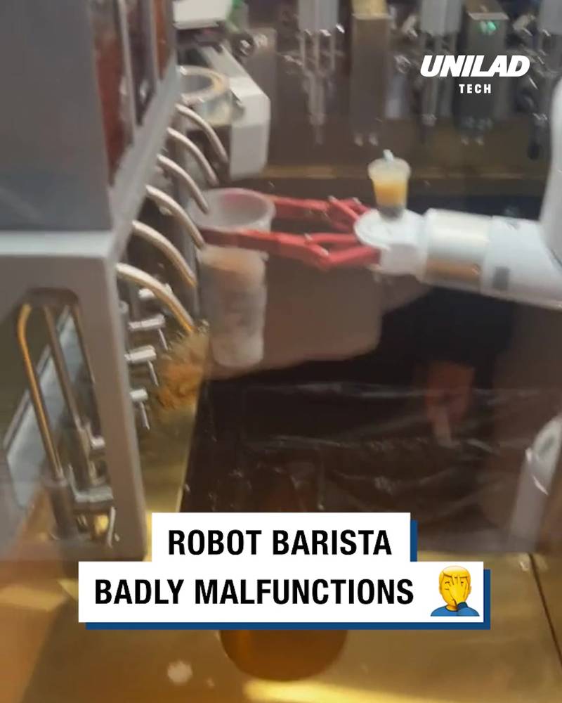 Robot Barista Malfunctions Bad