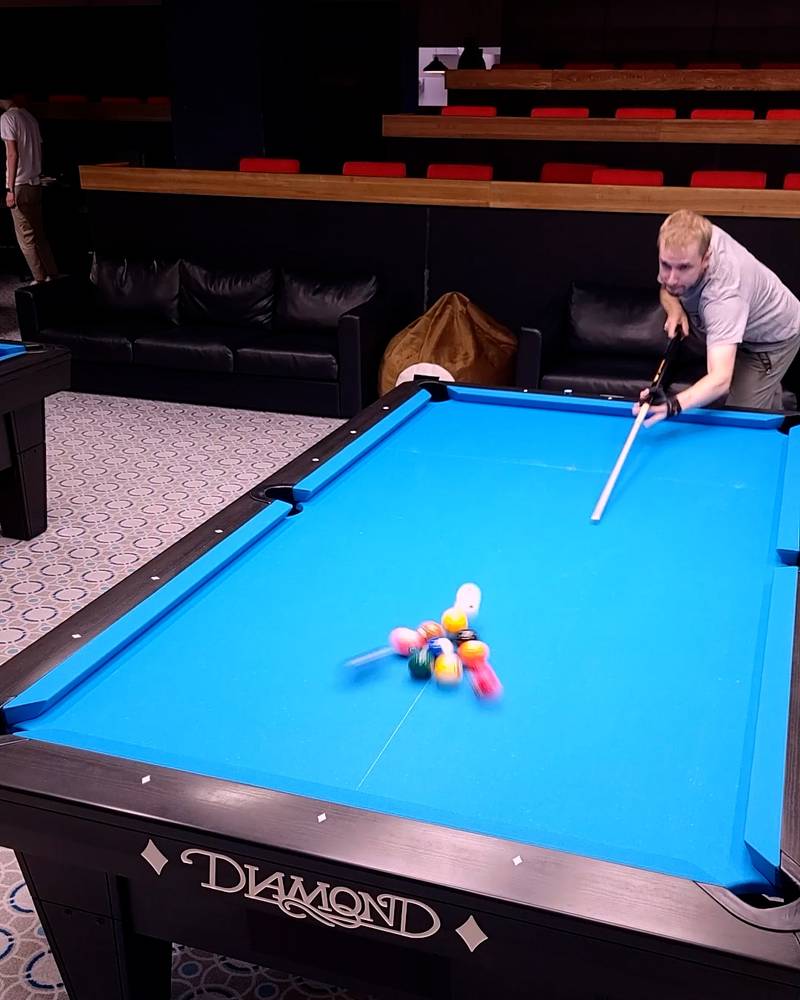 Pool Break Only Leaves One Ball Remaining