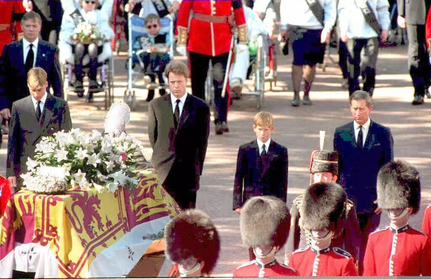 Princess Diana's funeral was a tragic day for the nation. (ADAM BUTLER/POOL/AFP via Getty Images)